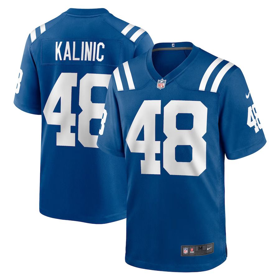 Men Indianapolis Colts #48 Nikola Kalinic Nike Royal Game Player NFL Jersey